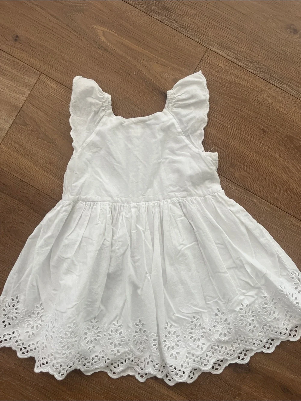 GAP 3T white dress